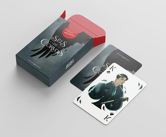 Pre-sale exclusive card deck for "Six of Crows"'s portuguese edition