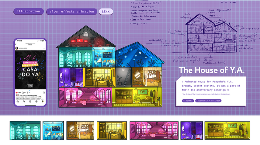 Animated House project for Secret Society's Anniversary