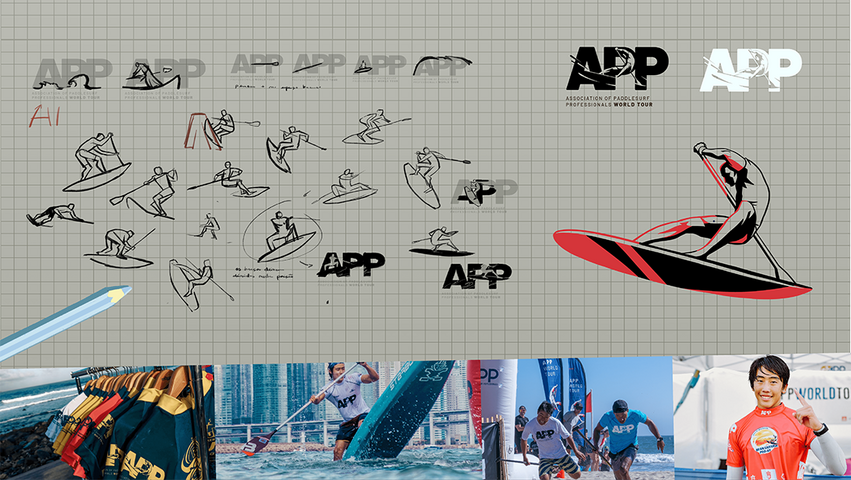 Logo design with KickVoidLoop studio for the Association of Paddle Surf Professionals